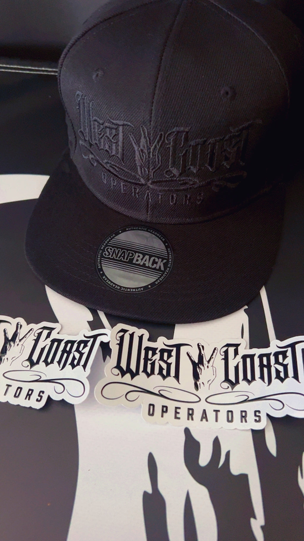 1 of 1 BLACK ON BLACK SNAPBACK