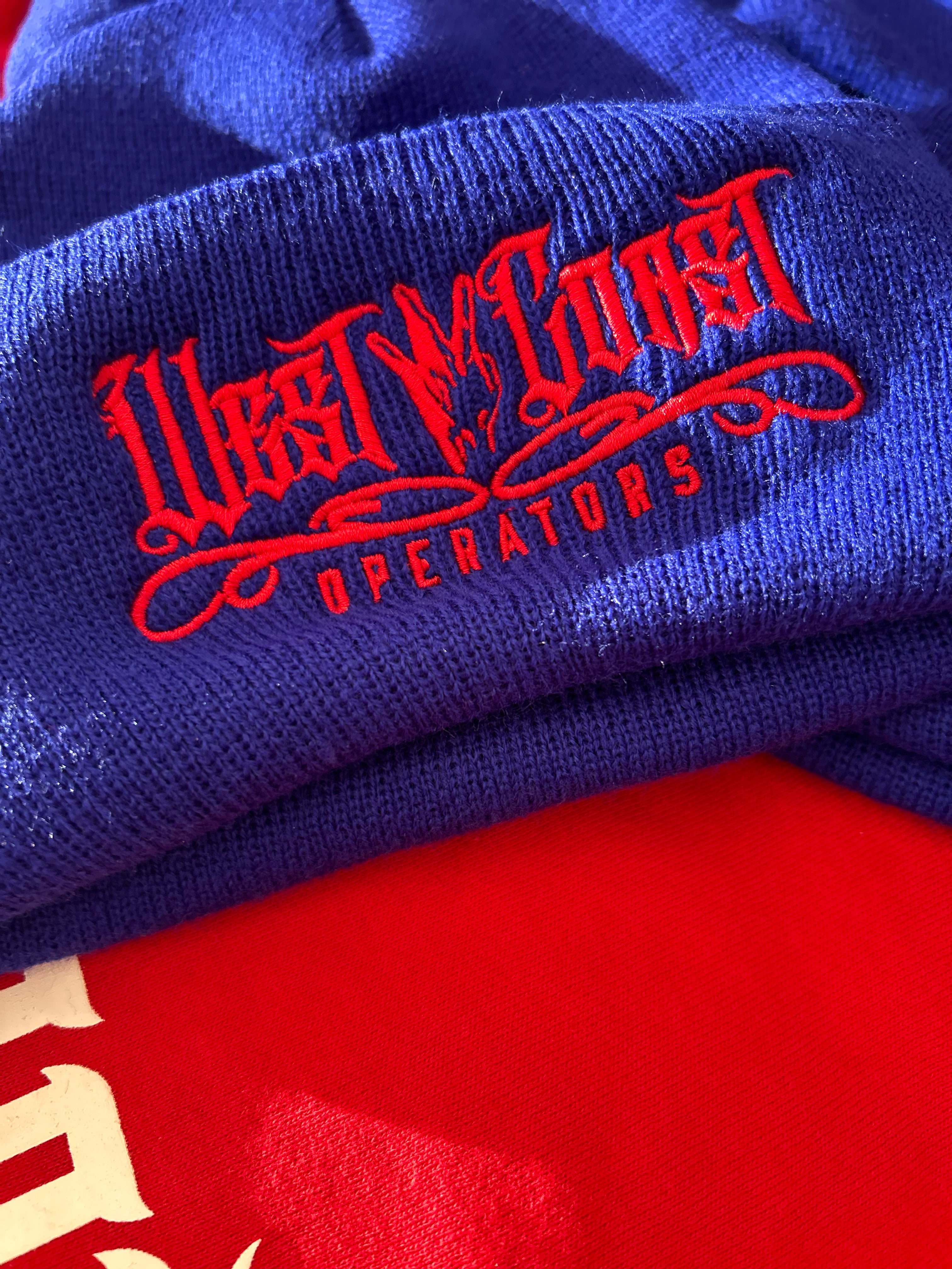BLUE AND RED